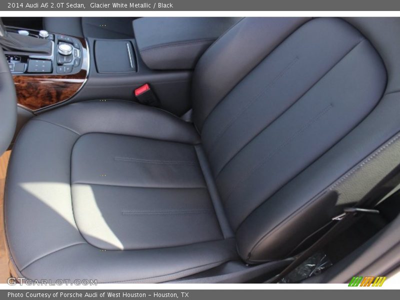 Glacier White Metallic / Black 2014 Audi A6 2.0T Sedan