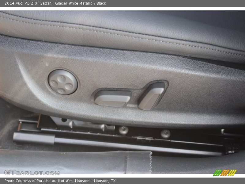 Glacier White Metallic / Black 2014 Audi A6 2.0T Sedan