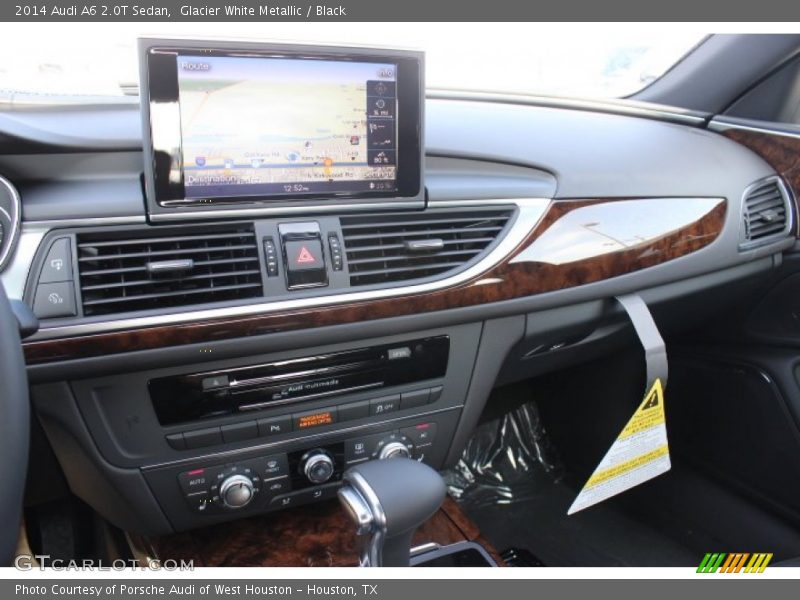 Glacier White Metallic / Black 2014 Audi A6 2.0T Sedan