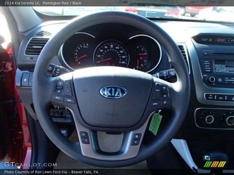 Remington Red / Black 2014 Kia Sorento LX