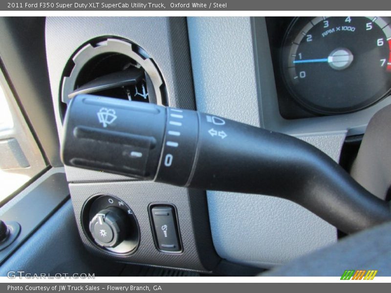 Oxford White / Steel 2011 Ford F350 Super Duty XLT SuperCab Utility Truck