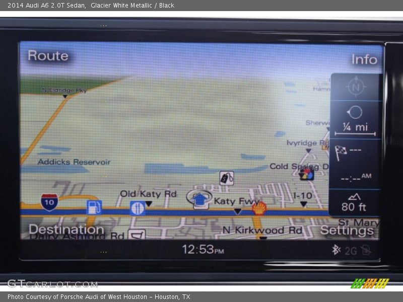 Glacier White Metallic / Black 2014 Audi A6 2.0T Sedan