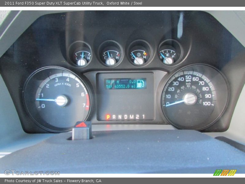 Oxford White / Steel 2011 Ford F350 Super Duty XLT SuperCab Utility Truck
