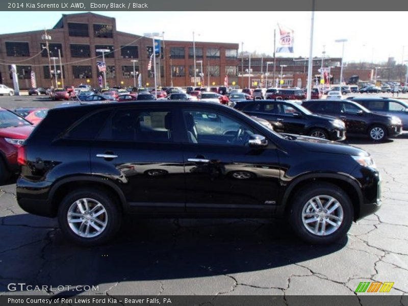 Ebony Black / Black 2014 Kia Sorento LX AWD