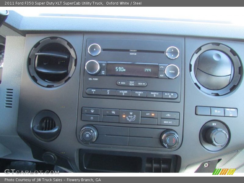 Oxford White / Steel 2011 Ford F350 Super Duty XLT SuperCab Utility Truck