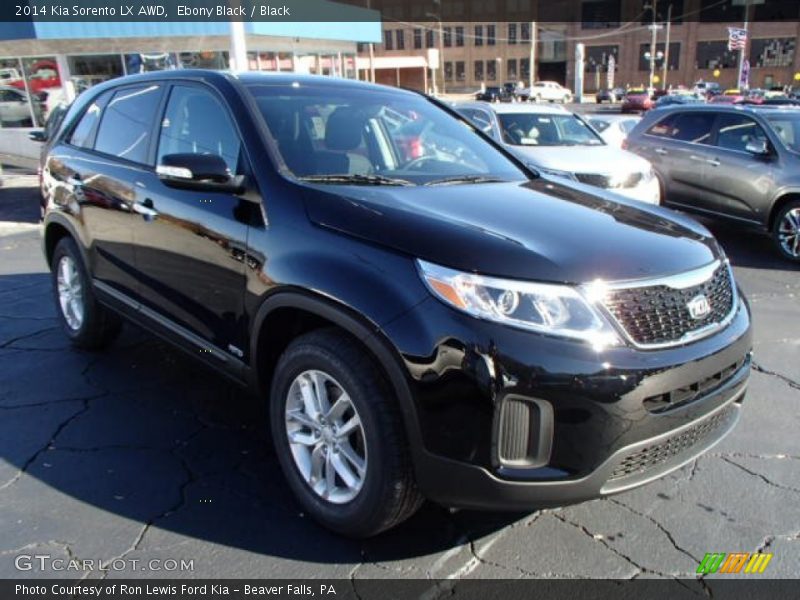 Ebony Black / Black 2014 Kia Sorento LX AWD