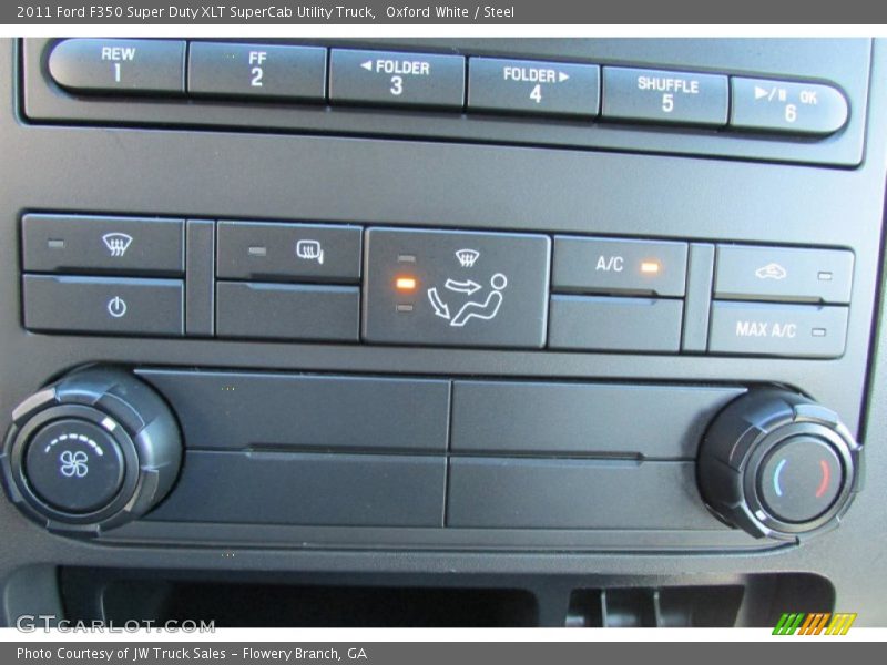 Oxford White / Steel 2011 Ford F350 Super Duty XLT SuperCab Utility Truck