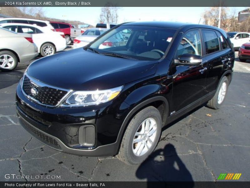 Ebony Black / Black 2014 Kia Sorento LX AWD