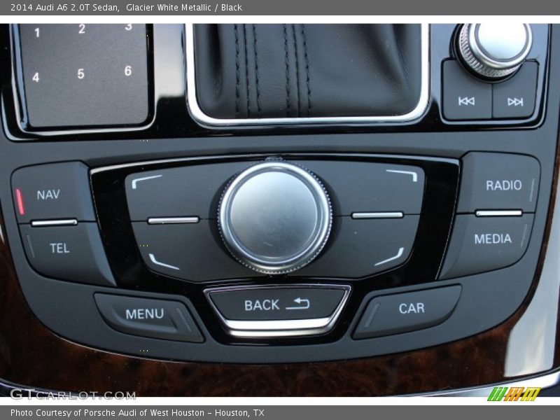 Glacier White Metallic / Black 2014 Audi A6 2.0T Sedan