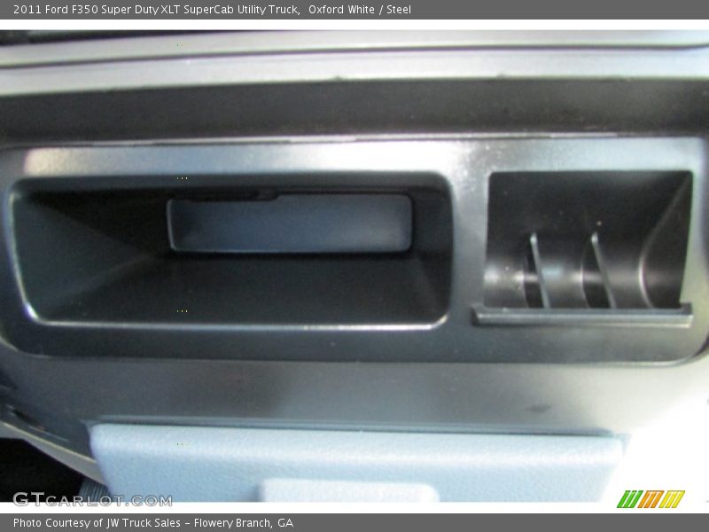 Oxford White / Steel 2011 Ford F350 Super Duty XLT SuperCab Utility Truck