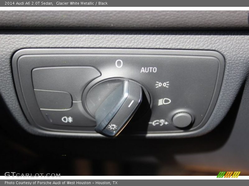 Glacier White Metallic / Black 2014 Audi A6 2.0T Sedan