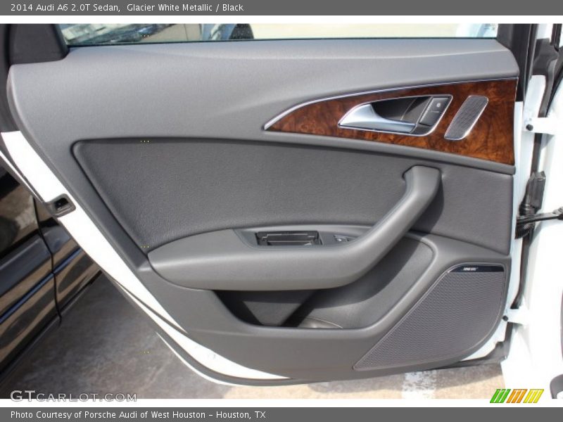 Glacier White Metallic / Black 2014 Audi A6 2.0T Sedan
