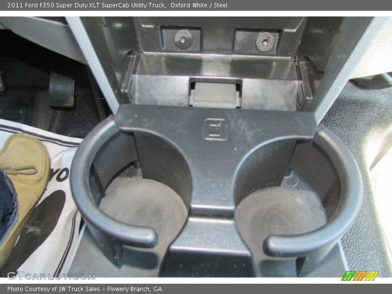 Oxford White / Steel 2011 Ford F350 Super Duty XLT SuperCab Utility Truck