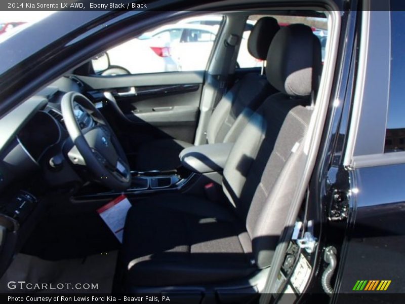 Ebony Black / Black 2014 Kia Sorento LX AWD