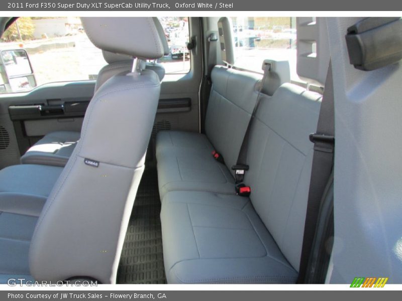 Oxford White / Steel 2011 Ford F350 Super Duty XLT SuperCab Utility Truck
