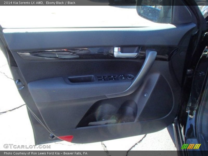 Ebony Black / Black 2014 Kia Sorento LX AWD