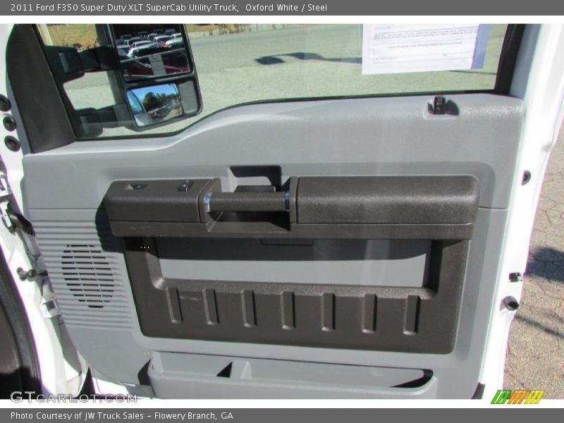 Oxford White / Steel 2011 Ford F350 Super Duty XLT SuperCab Utility Truck