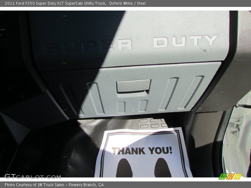 Oxford White / Steel 2011 Ford F350 Super Duty XLT SuperCab Utility Truck
