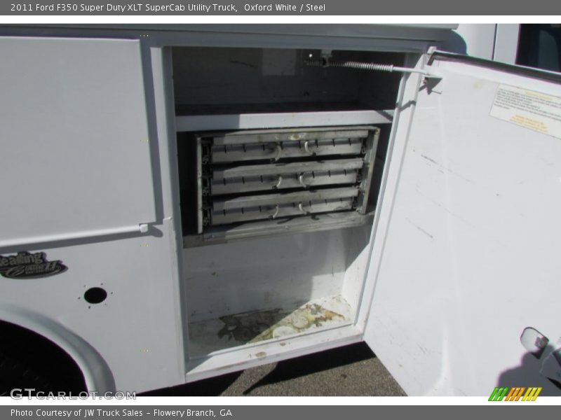 Oxford White / Steel 2011 Ford F350 Super Duty XLT SuperCab Utility Truck