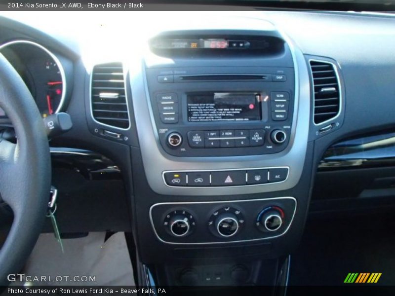 Ebony Black / Black 2014 Kia Sorento LX AWD
