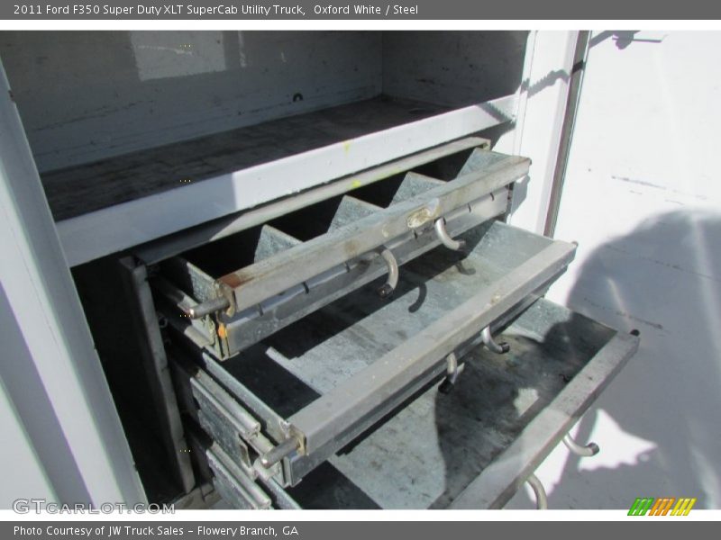 Oxford White / Steel 2011 Ford F350 Super Duty XLT SuperCab Utility Truck