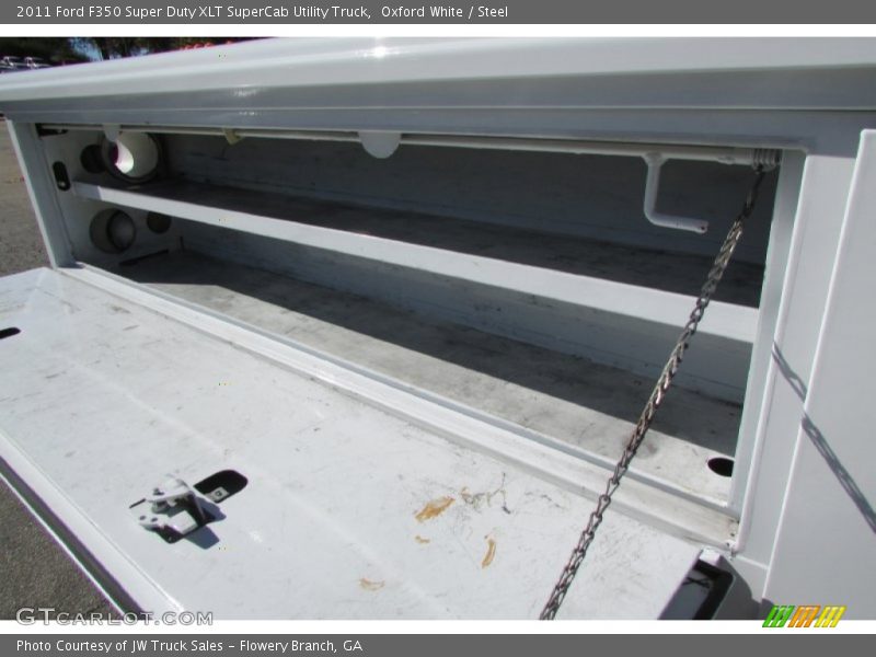 Oxford White / Steel 2011 Ford F350 Super Duty XLT SuperCab Utility Truck