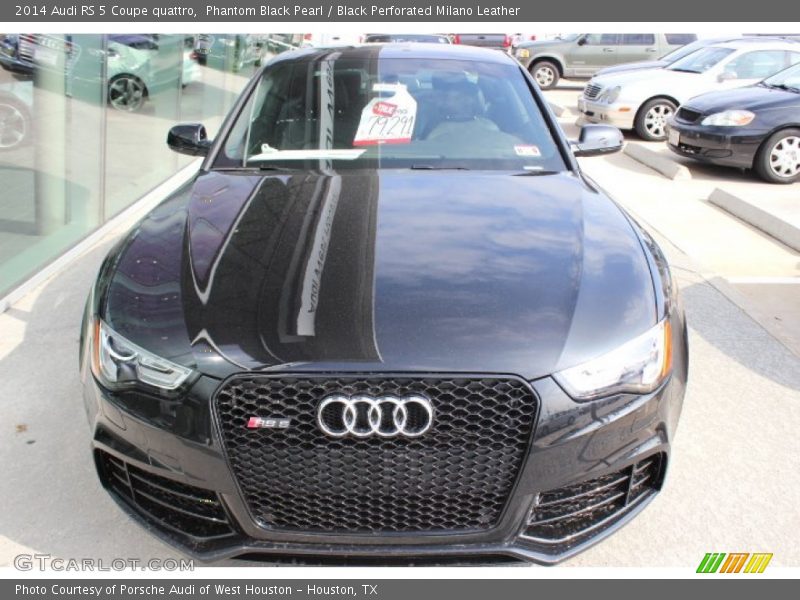 Phantom Black Pearl / Black Perforated Milano Leather 2014 Audi RS 5 Coupe quattro