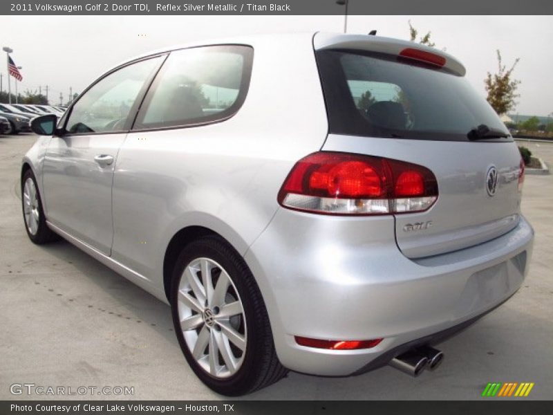 Reflex Silver Metallic / Titan Black 2011 Volkswagen Golf 2 Door TDI