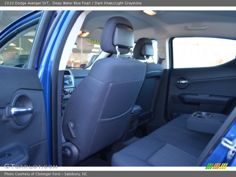 Deep Water Blue Pearl / Dark Khaki/Light Graystone 2010 Dodge Avenger SXT