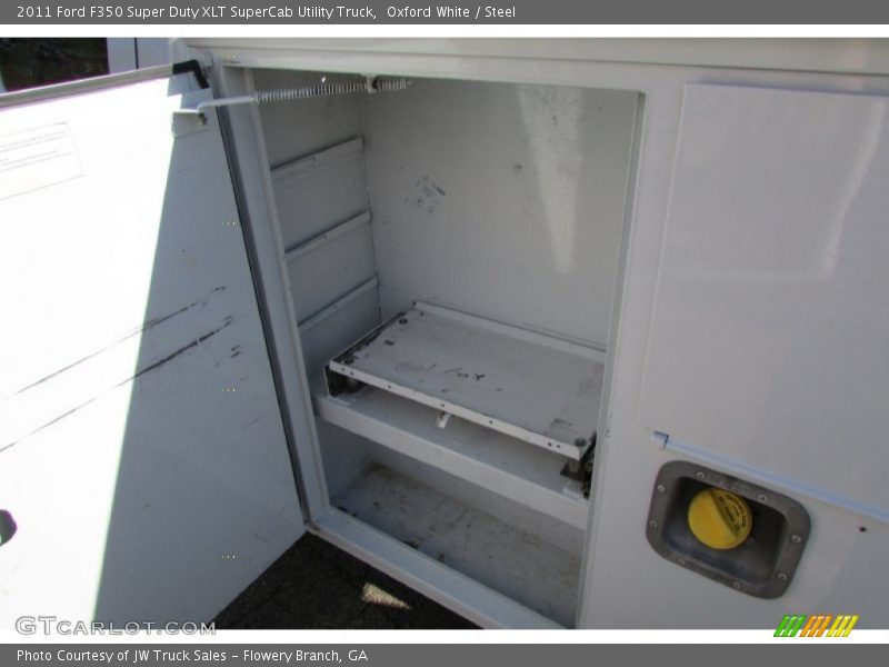 Oxford White / Steel 2011 Ford F350 Super Duty XLT SuperCab Utility Truck