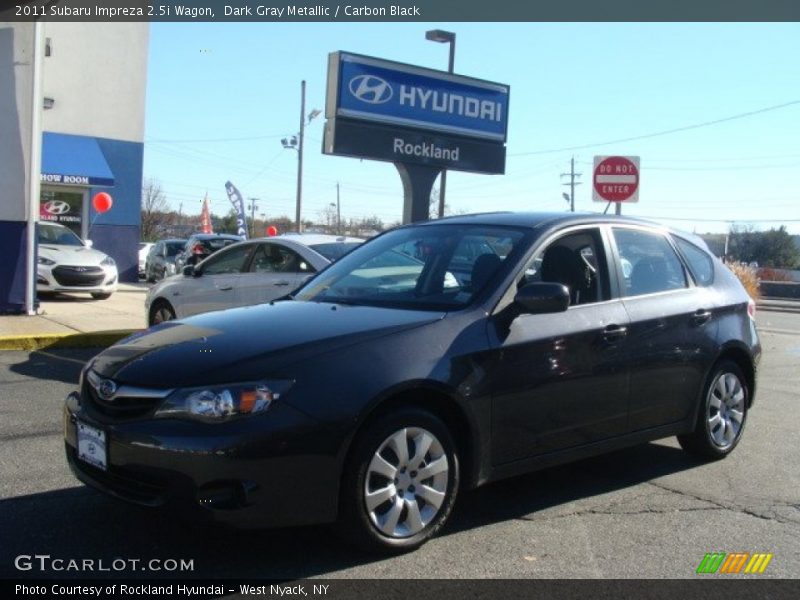 Dark Gray Metallic / Carbon Black 2011 Subaru Impreza 2.5i Wagon