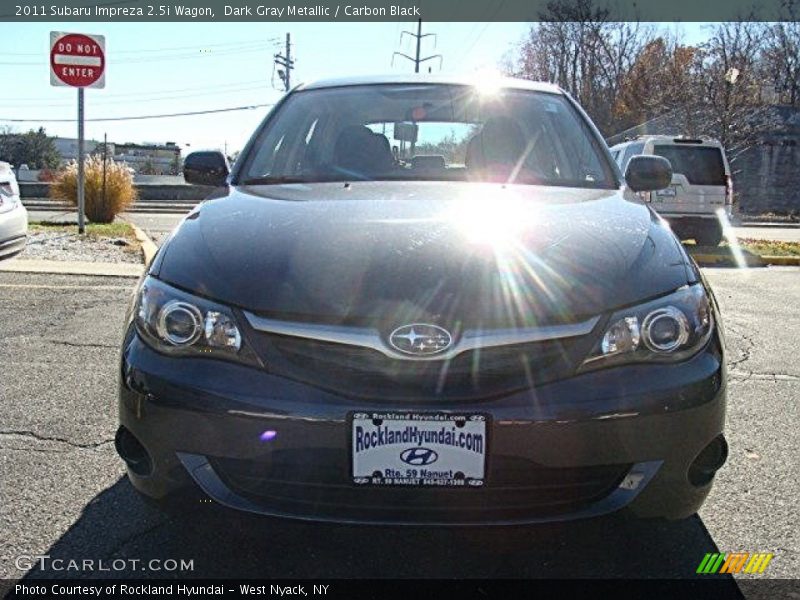 Dark Gray Metallic / Carbon Black 2011 Subaru Impreza 2.5i Wagon