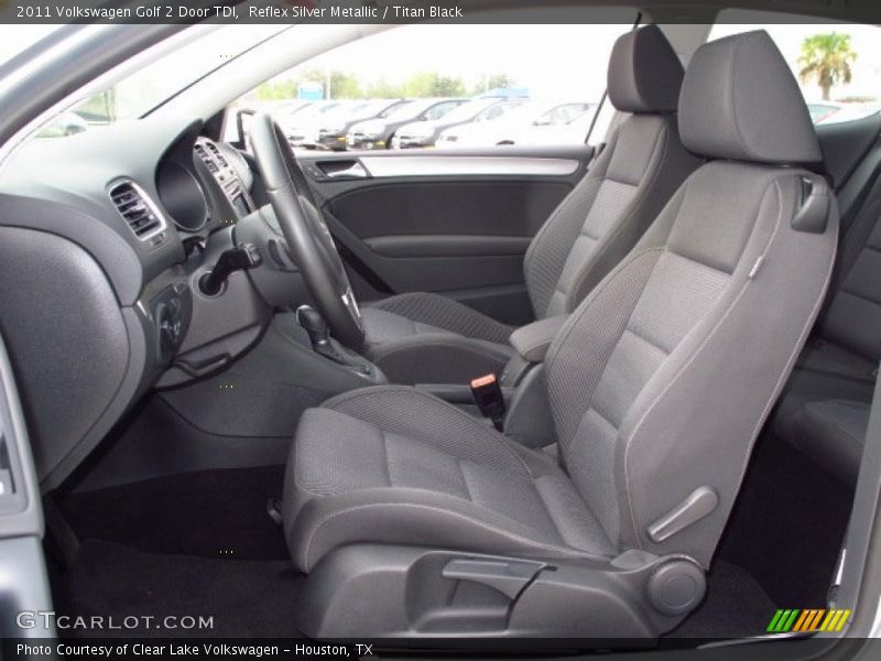 Reflex Silver Metallic / Titan Black 2011 Volkswagen Golf 2 Door TDI