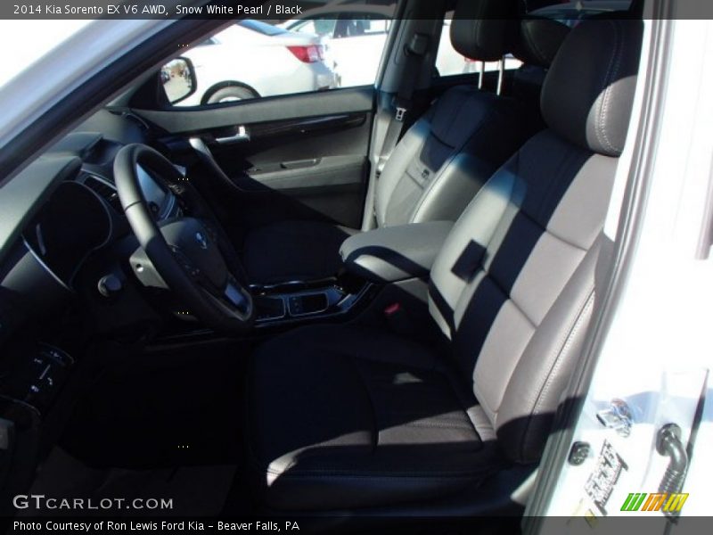 Snow White Pearl / Black 2014 Kia Sorento EX V6 AWD