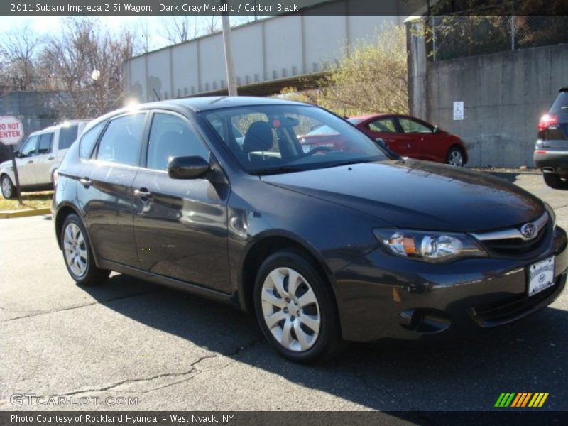 Dark Gray Metallic / Carbon Black 2011 Subaru Impreza 2.5i Wagon