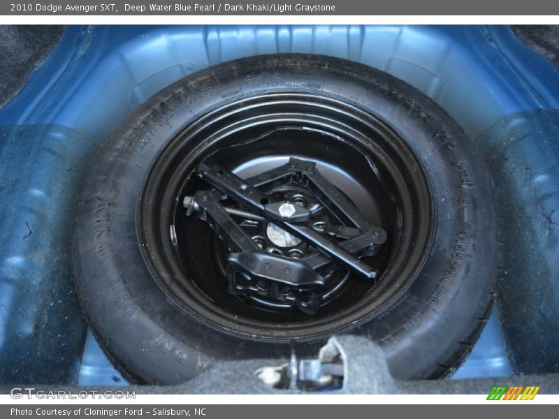 Deep Water Blue Pearl / Dark Khaki/Light Graystone 2010 Dodge Avenger SXT
