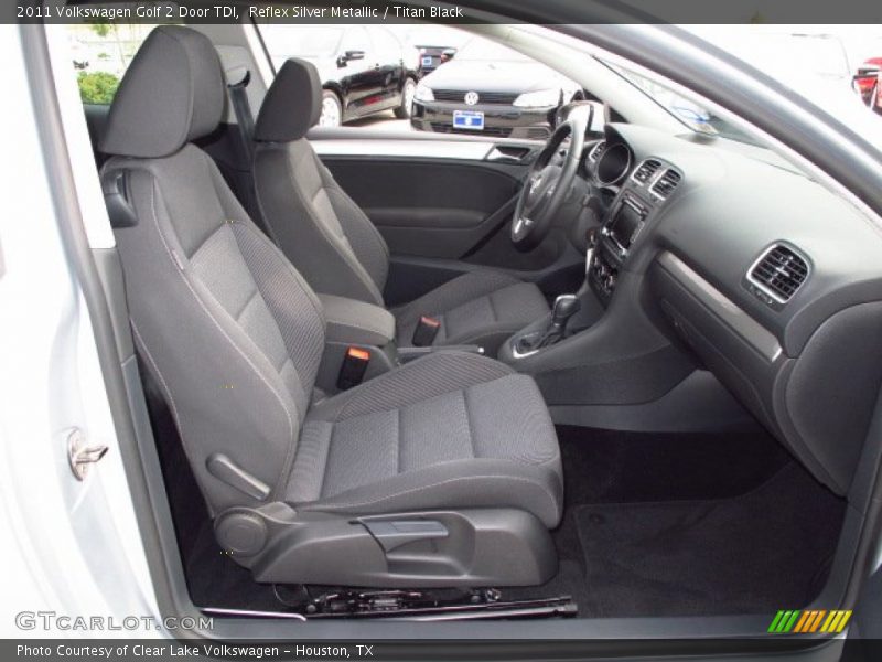 Reflex Silver Metallic / Titan Black 2011 Volkswagen Golf 2 Door TDI
