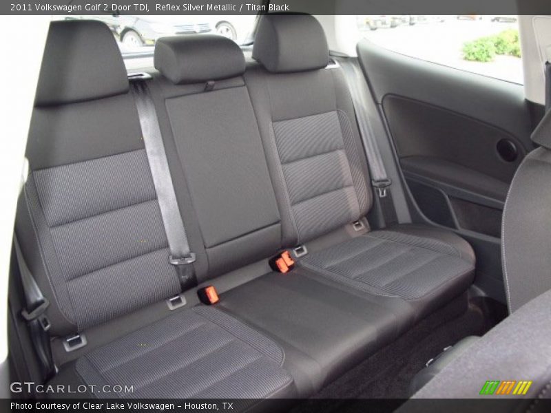 Reflex Silver Metallic / Titan Black 2011 Volkswagen Golf 2 Door TDI