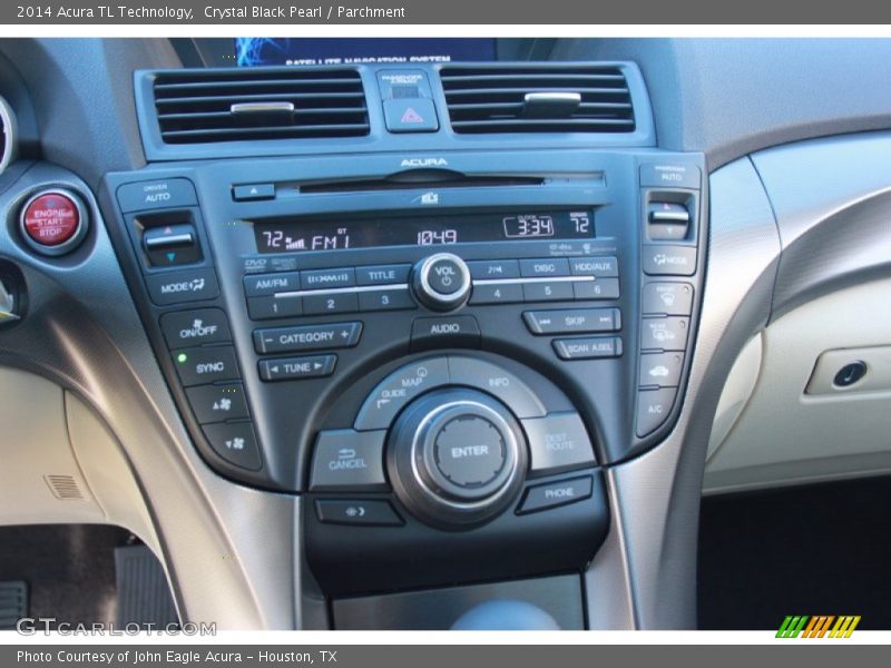 Crystal Black Pearl / Parchment 2014 Acura TL Technology