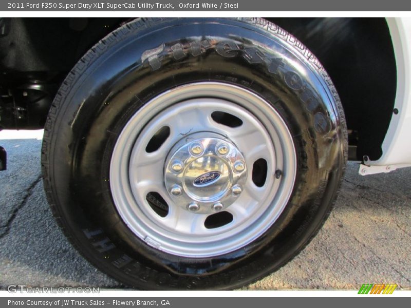 Oxford White / Steel 2011 Ford F350 Super Duty XLT SuperCab Utility Truck