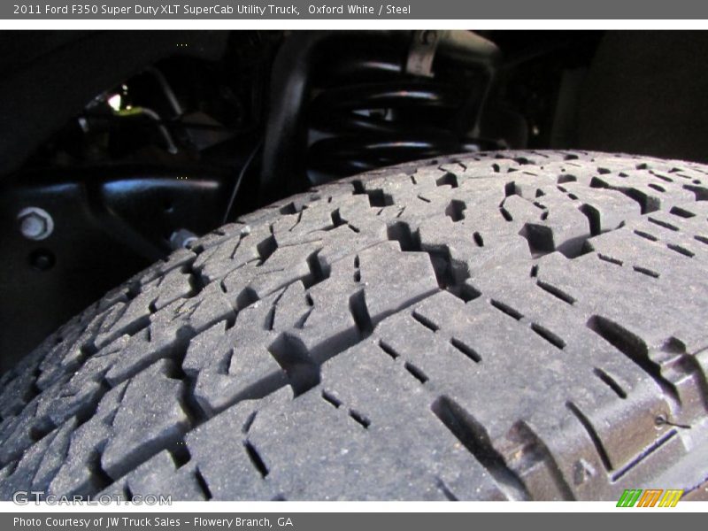 Oxford White / Steel 2011 Ford F350 Super Duty XLT SuperCab Utility Truck