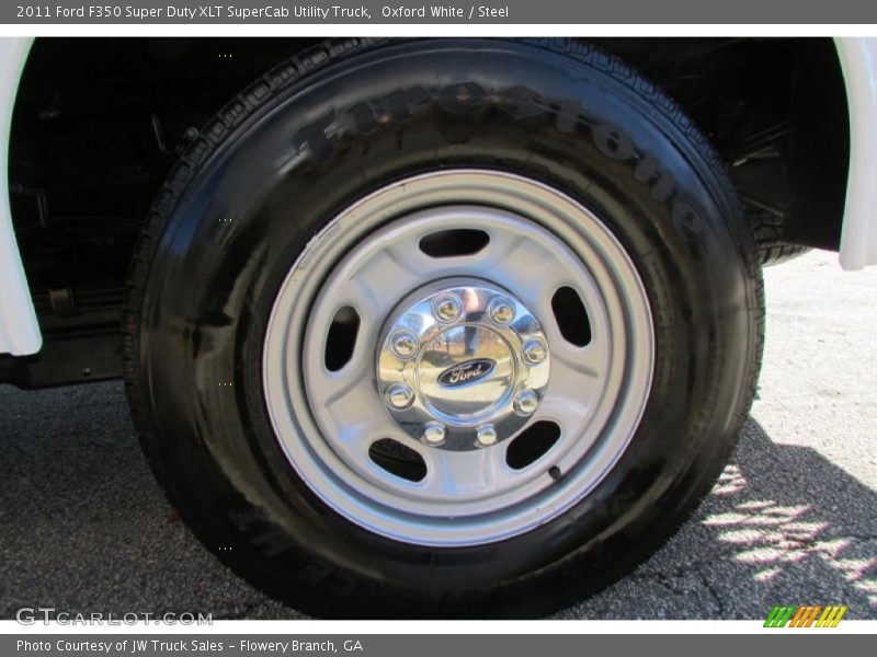 Oxford White / Steel 2011 Ford F350 Super Duty XLT SuperCab Utility Truck