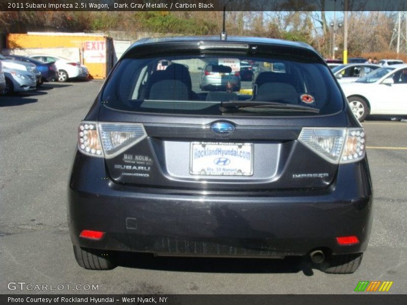 Dark Gray Metallic / Carbon Black 2011 Subaru Impreza 2.5i Wagon