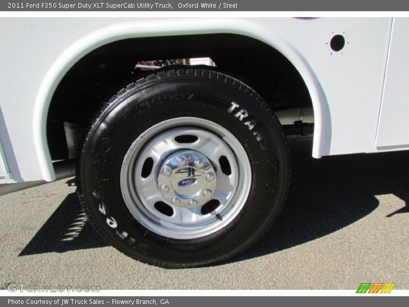 Oxford White / Steel 2011 Ford F350 Super Duty XLT SuperCab Utility Truck