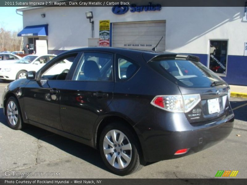 Dark Gray Metallic / Carbon Black 2011 Subaru Impreza 2.5i Wagon