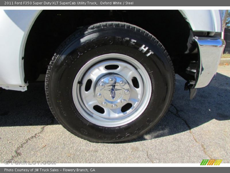 Oxford White / Steel 2011 Ford F350 Super Duty XLT SuperCab Utility Truck