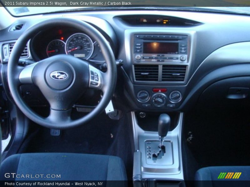 Dark Gray Metallic / Carbon Black 2011 Subaru Impreza 2.5i Wagon