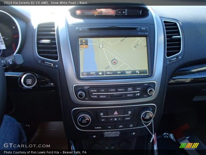 Snow White Pearl / Black 2014 Kia Sorento EX V6 AWD