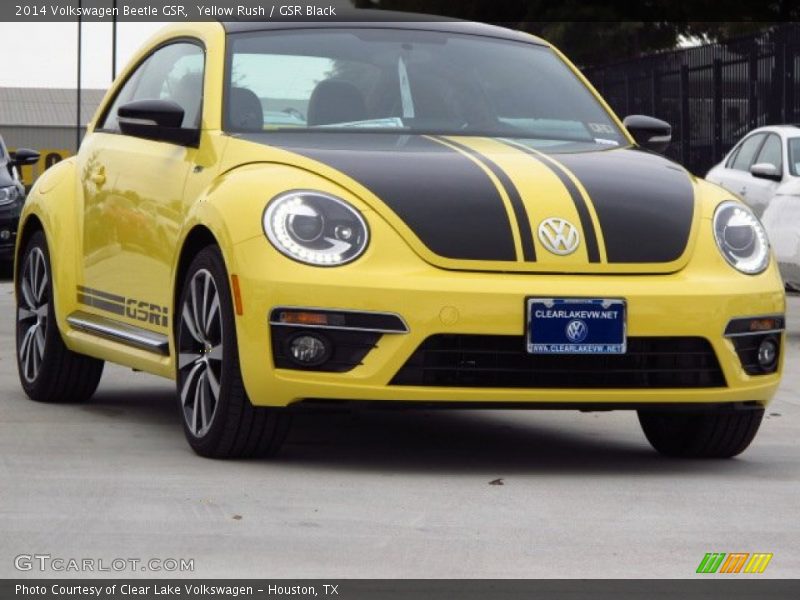 Yellow Rush / GSR Black 2014 Volkswagen Beetle GSR