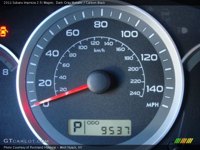 Dark Gray Metallic / Carbon Black 2011 Subaru Impreza 2.5i Wagon